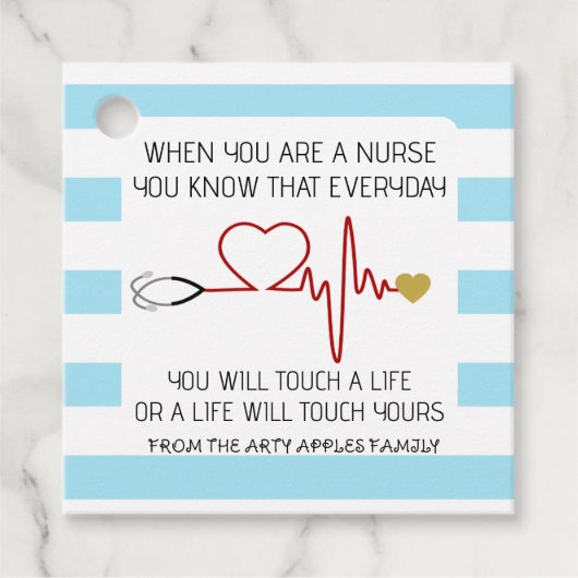 Tag der besten Krankenversicherung Geschenkanhänger (Vorderseite)