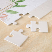 Tag der besten Mama Peach floral Mütter Puzzle (Seite)