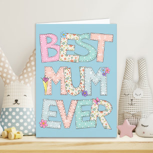 Tag der besten Mutter je Blue Mütter Feiertagskarte