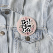 Tag der besten Mütter je personalisiert Button (Beispiel)