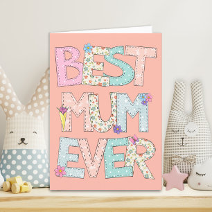 Tag der besten Mutter je Pfirsichmütter Feiertagskarte