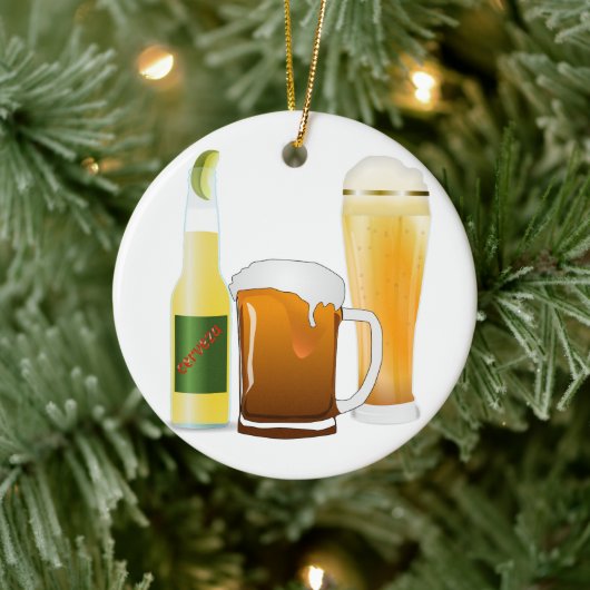 Tag der Bierliebhaber Keramik Ornament (Baum)