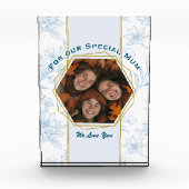 Tag der blauen Flora-Mütter Fotoblock (Vorderseite)