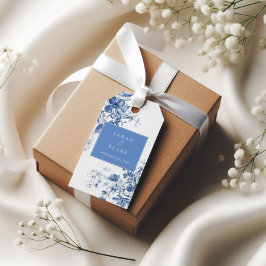 Tag der blauen Gastgeschenk Hochzeit Geschenkanhänger