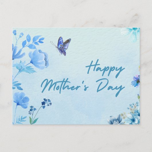 Tag der Blauen Mutter Postkarte (Vorderseite)