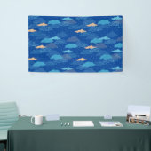 Tag der Blauen Regenfälle Banner (Messeveranstaltung)