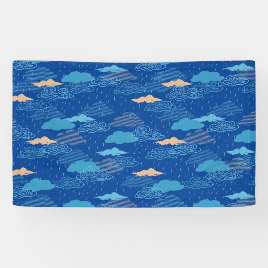 Tag der Blauen Regenfälle Banner (Horizontal)