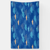 Tag der Blauen Regenfälle Banner (Vertikal)