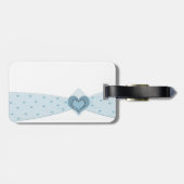 Tag der Blauen Schleife Gepäckanhänger (Rückseite horizontal)