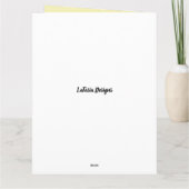 Tag der blühenden Grünen Afrikanischer Muttertag Karte (Rückseite)