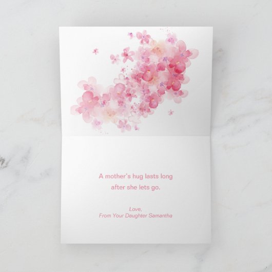 Tag der Blume Feiertagskarte (Innenseite)