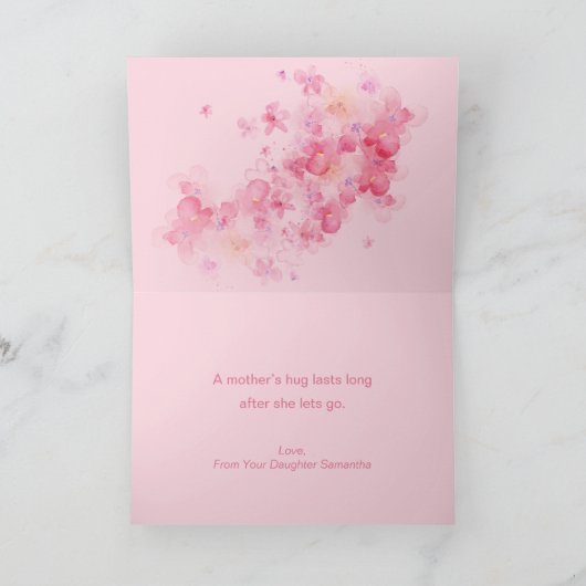 Tag der Blume Feiertagskarte (Innenseite)