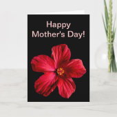 Tag der Blume Roter Hibiskus, ZSSG Karte (Vorderseite)