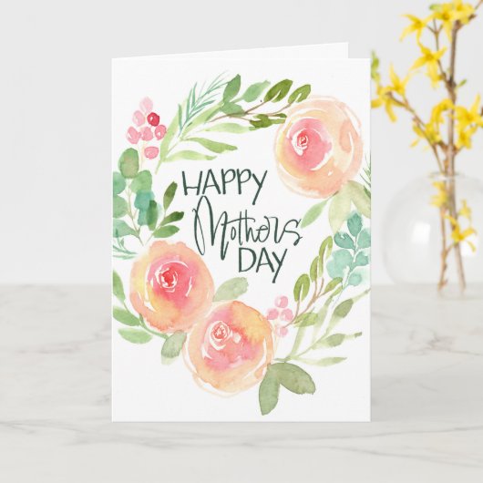 Tag der Blumenmütter Karte (Gelbe Blume)