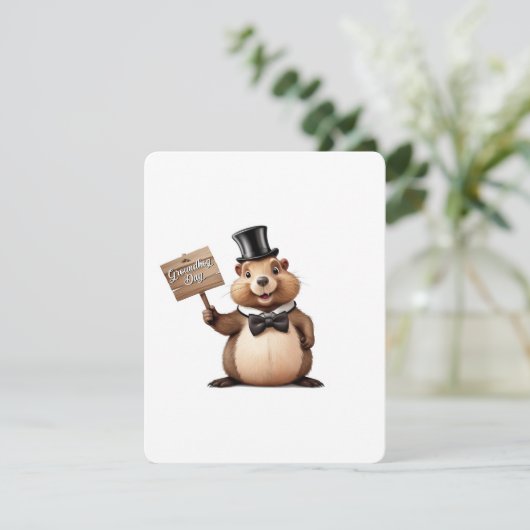 Tag der Bodenschätze Feiertagskarte (Stehend Vorderseite)