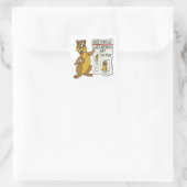 Tag der Bodenschätze Quadratischer Aufkleber (Tasche)