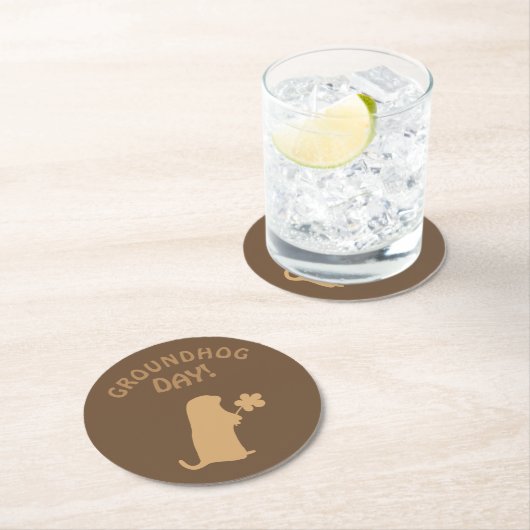 Tag der Bodenschätze Runder Pappuntersetzer (Vor Ort)