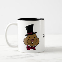 Tag der Bodenschätze | Top Hat Bow Krawatte Zweifarbige Tasse