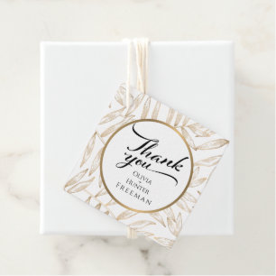 Tag der botanischen Gastgeschenk Hochzeit der trop Geschenkanhänger