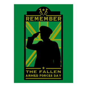 Tag der britischen Streitkräfte Poster
