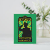 Tag der britischen Streitkräfte Postkarte (Stehend Vorderseite)