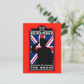 Tag der britischen Streitkräfte Postkarte (Stehend Vorderseite)