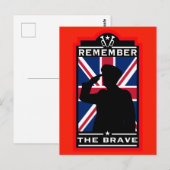 Tag der britischen Streitkräfte Postkarte (Vorne/Hinten)