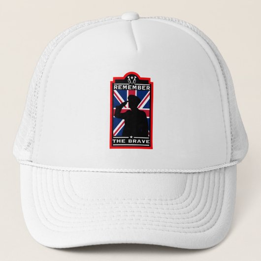 Tag der britischen Streitkräfte Truckerkappe (Vorderseite)