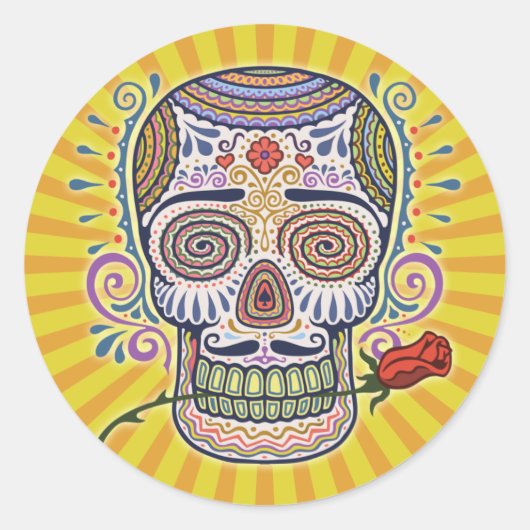 Tag der Casanova Runder Aufkleber (Vorderseite)