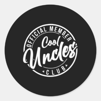 Tag der Clubväter mit offiziellen Mitgliedern Runder Aufkleber