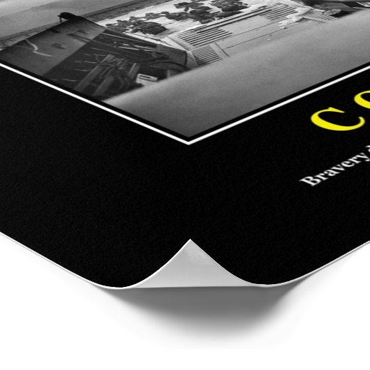 Tag der Courage Poster (Ecke)