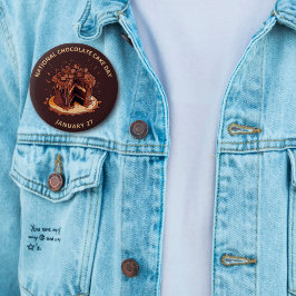 Tag der dekadenten nationalen Schokoladenkuchen Button