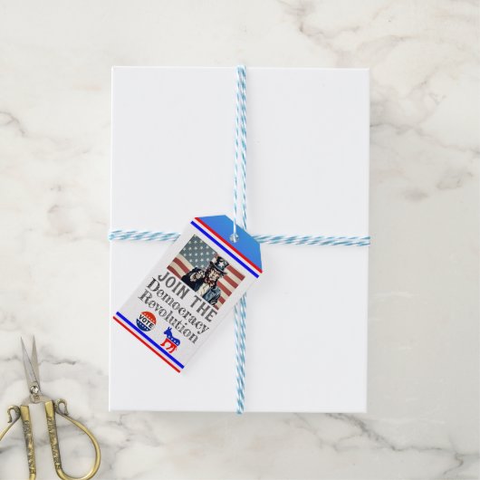 Tag der Demokratischen Revolution Geschenkanhänger (Mit Garn)