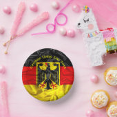 Tag der Deutschen Einheit, Nationalfeiertag Deutsc Pappteller (Party)