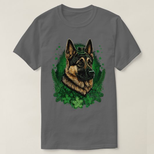 Tag der Deutschen Hirte St Patricks T-Shirt (Design vorne)