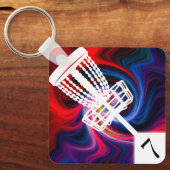 Tag der Disk Golf Bag Schlüsselanhänger (Vorderseite)