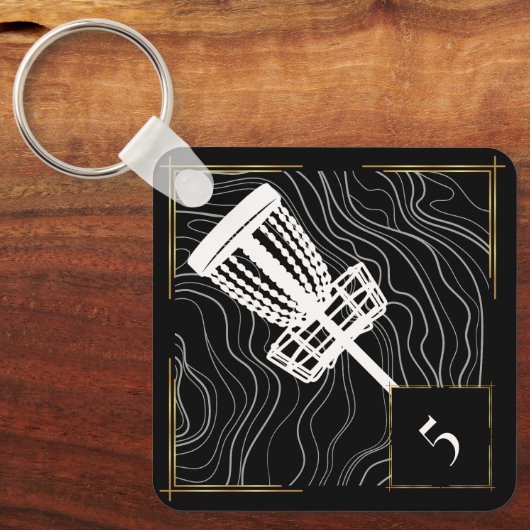 Tag der Disk Golf Bag Schlüsselanhänger (Vorderseite)