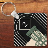 Tag der Disk Golf Bag Schlüsselanhänger (Vorderseite)