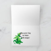 Tag der Drachenbewertung 16. Januar Karte (Innenseite)