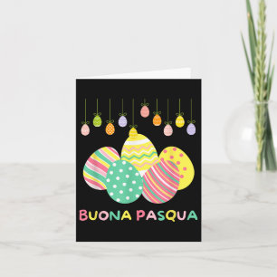 Tag der Eierjagd Italienisches Glück Ostern Italie Karte