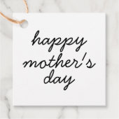 Tag der einfachen Mutter Geschenkanhänger (Vorderseite)