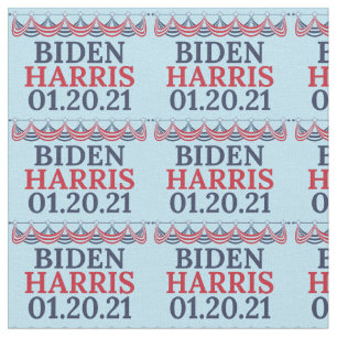 Tag der Einweihung von Joe Biden Kamala Harris Stoff
