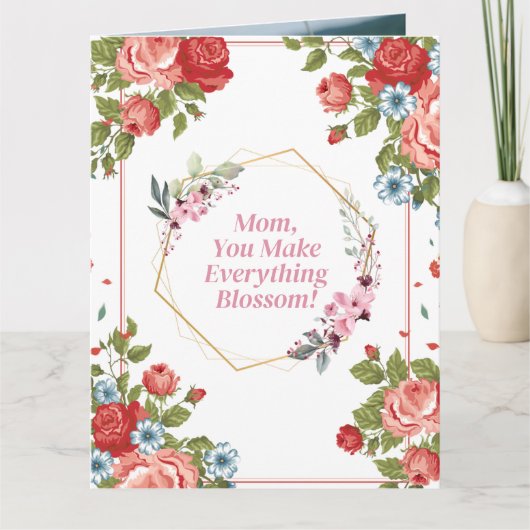 Tag der eleganten Mütter Karte (Vorderseite)