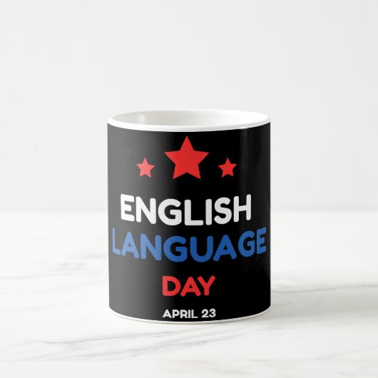Tag der englischen Sprache Kaffeetasse (Mittel)