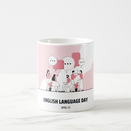 Tag der englischen Sprache Kaffeetasse (Mittel)
