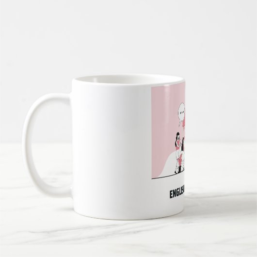 Tag der englischen Sprache Kaffeetasse (Links)