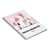 Tag der englischen Sprache Notizblock (Rechte Seite)