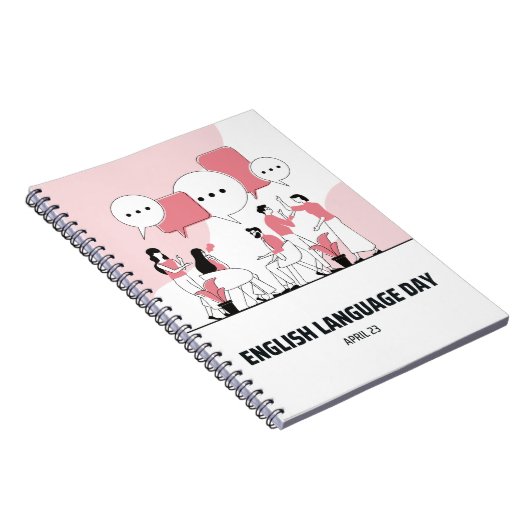 Tag der englischen Sprache Notizblock (Rechte Seite)