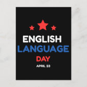 Tag der englischen Sprache Postkarte (Vorderseite)