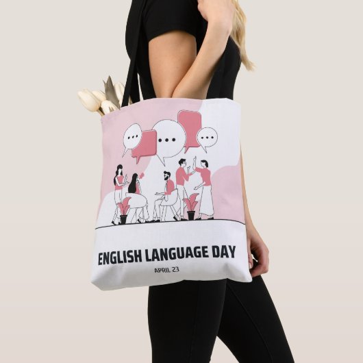 Tag der englischen Sprache Tasche (Von Nahem)